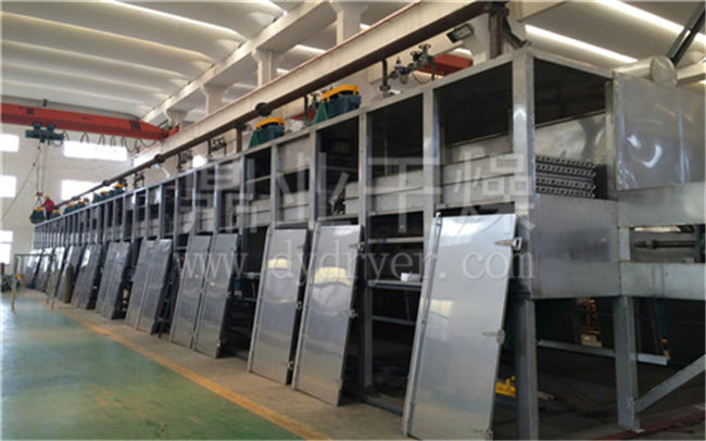 压制钢球DW5-2.0×26m多层带式干燥机